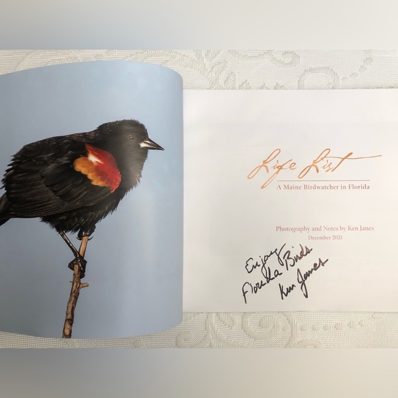 🦩Signed Birdwatcher in Florida Ken Janes Book - Picture 3 of 16